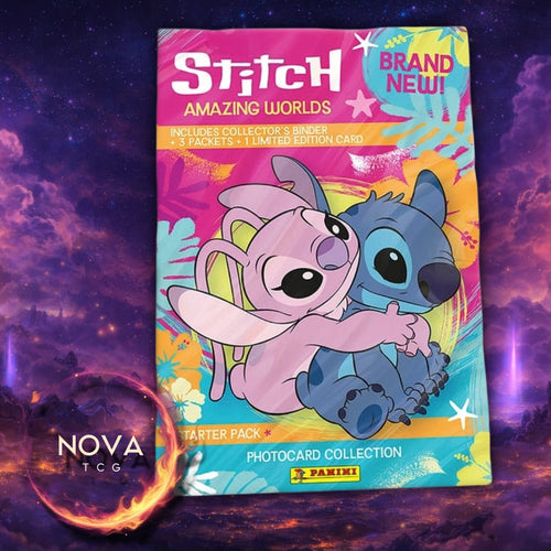 stitch card binder PANINI - LILO & Each portfolio can hold up to 64 standard Disney Lorcana TCG: The first